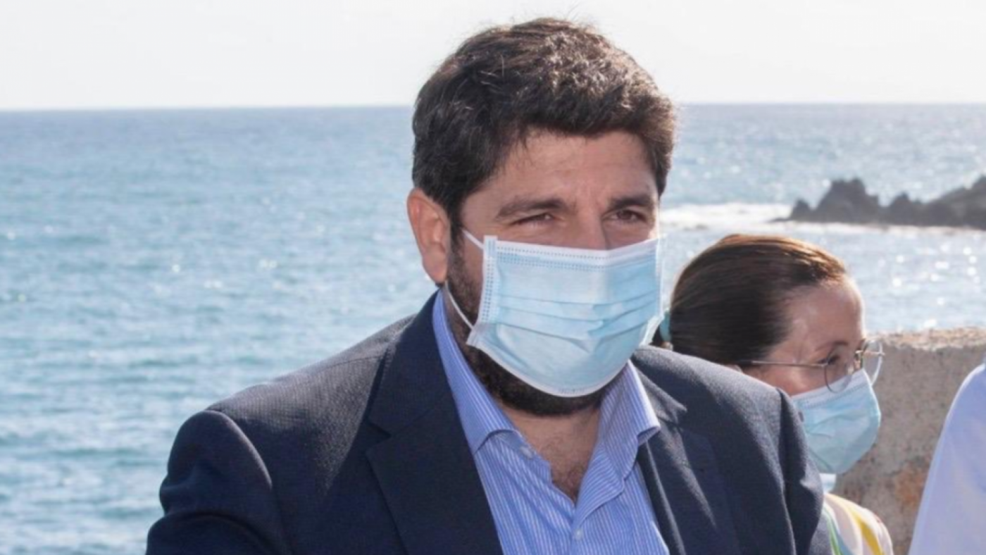 López Miras este viernes en un acto en La Manga