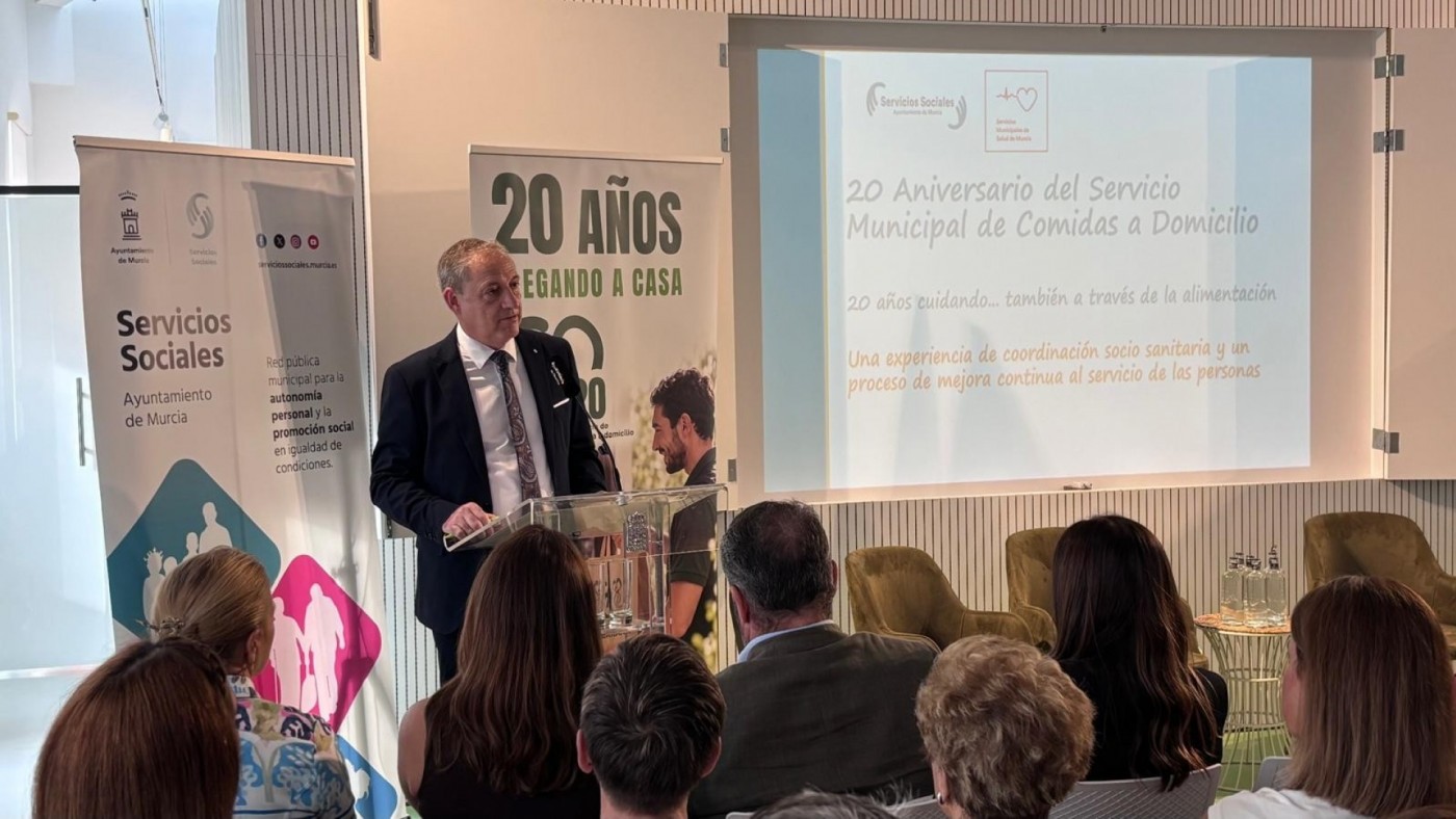 El servicio de comidas a domicilio de Murcia cumple 20 años con más de 350 usuarios y 80.000 menús servidos al año