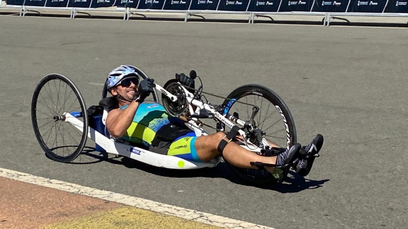 Polémica en el Europeo de acuatlón paralímpico: excluyen de la competición a Jaime García, paratriatleta en silla, por una supuesta inadaptación del circuito