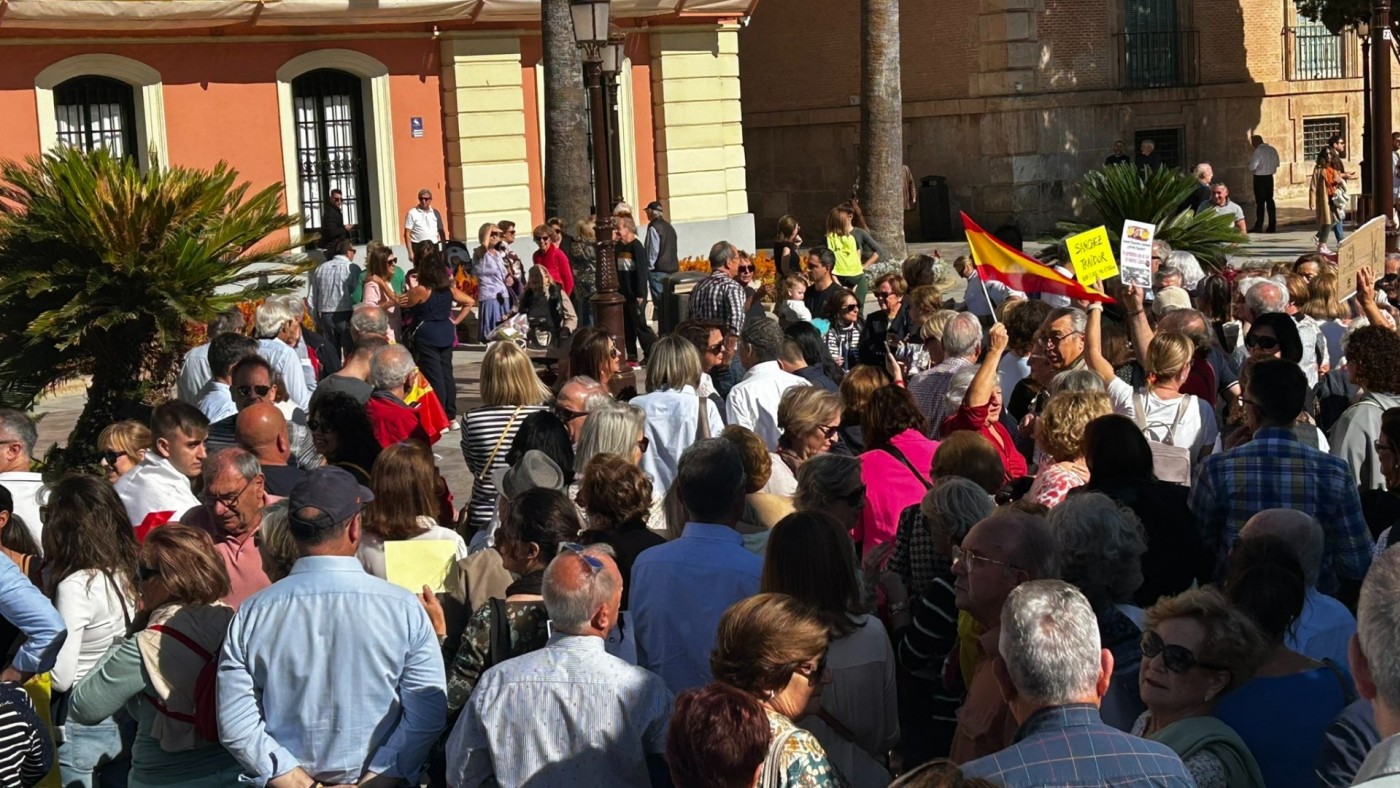 Manifestación en Murcia contra la ley de amnistía 