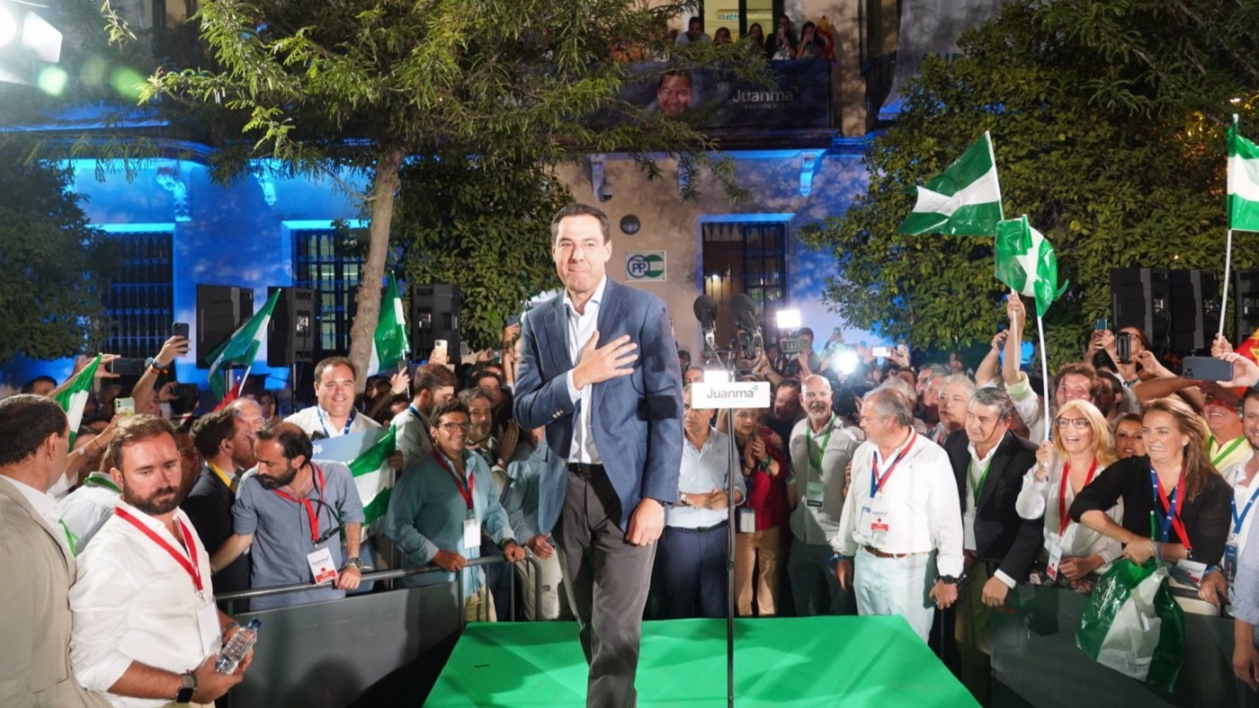 Juanma Moreno augura cuatro años de prosperidad para Andalucía