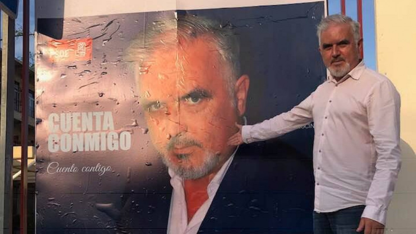 José Zapata, durante la última campaña electoral autonómica. Foto: Facebook