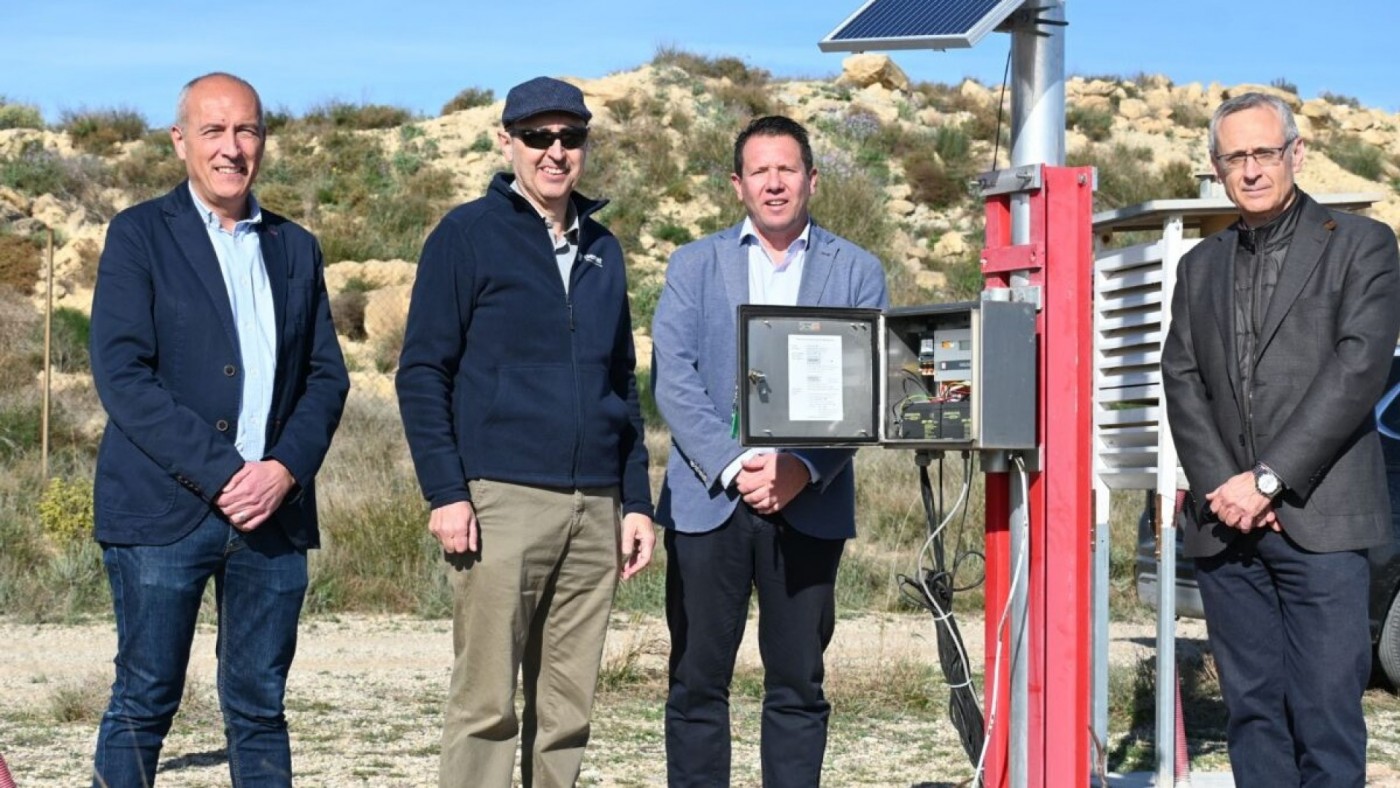 Agencia Estatal de Meteorología instala en Mula una estación meteorológica clave para reforzar la predicción en el centro regional