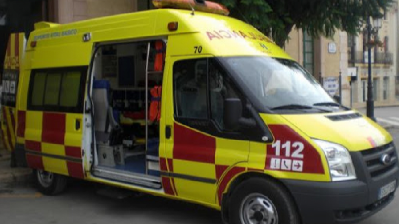 Imagen de archivo de una ambulancia del SMS