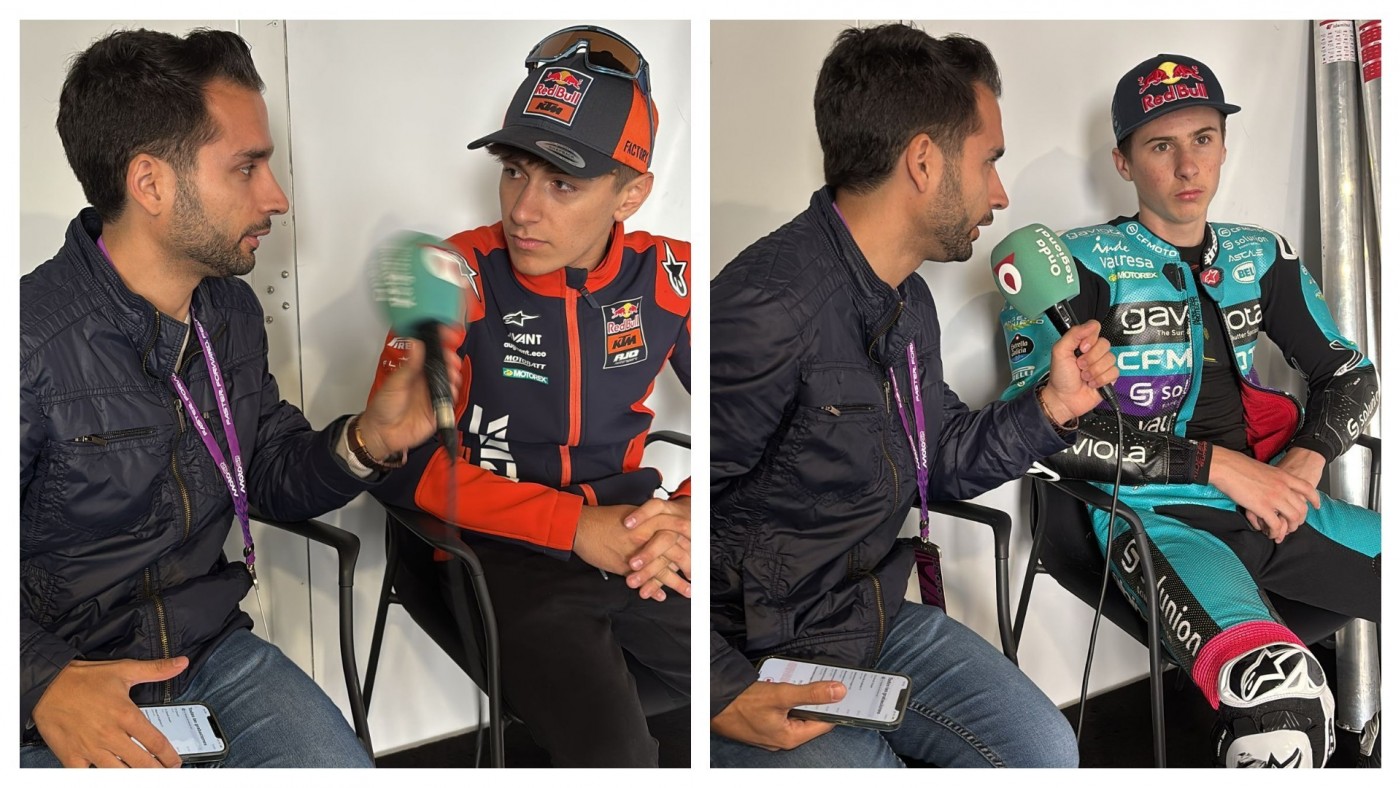 Onda Regional, con los pilotos de la Región de Moto 3 en la previa de Assen