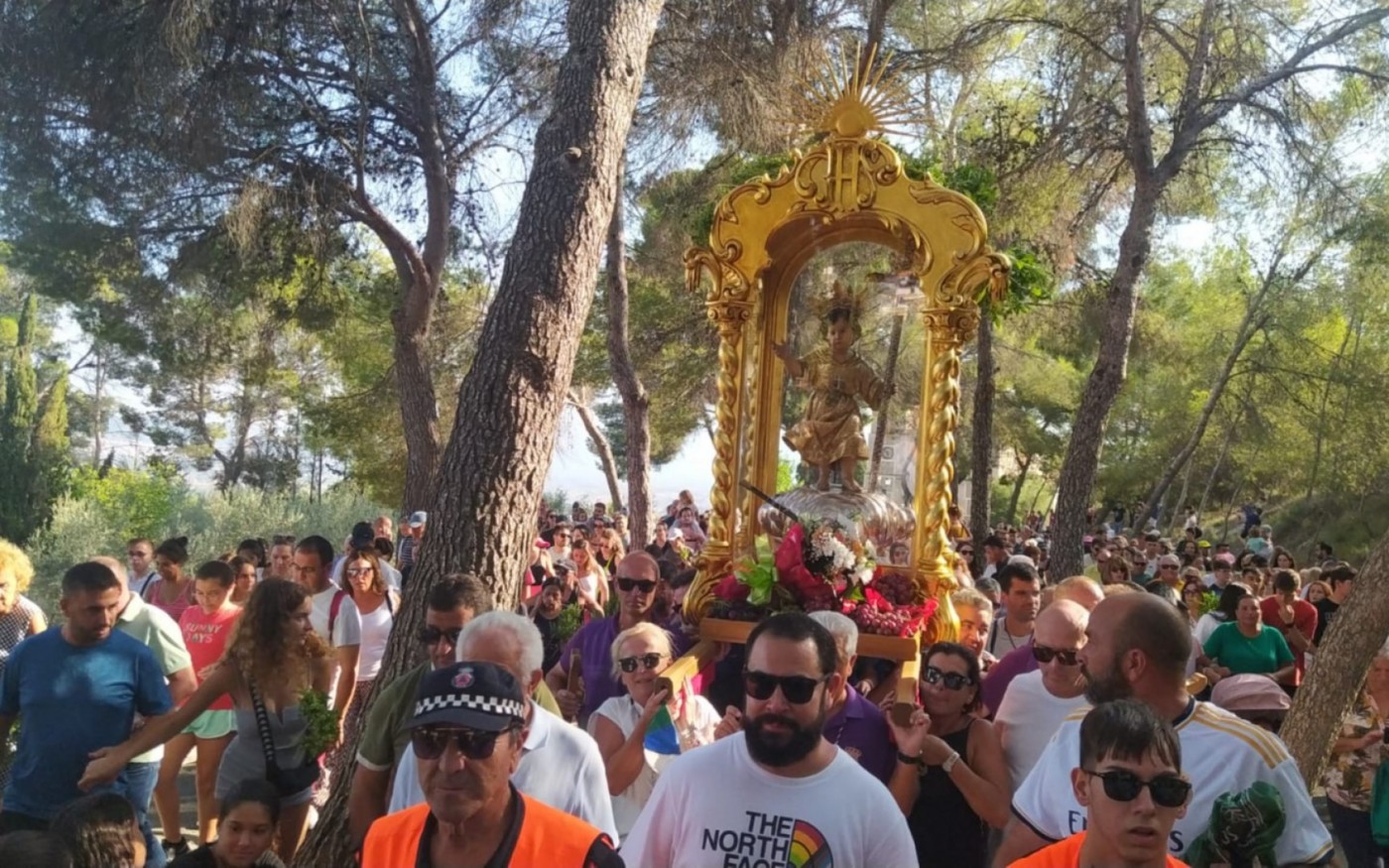 GALERÍA | Miles de romeros acompañan al Niño del Balate a la ciudad de Mula