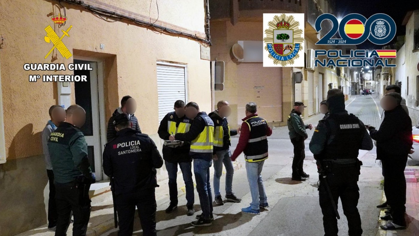 Detenidas 14 personas en Santomera por irregularidades en empadronamientos