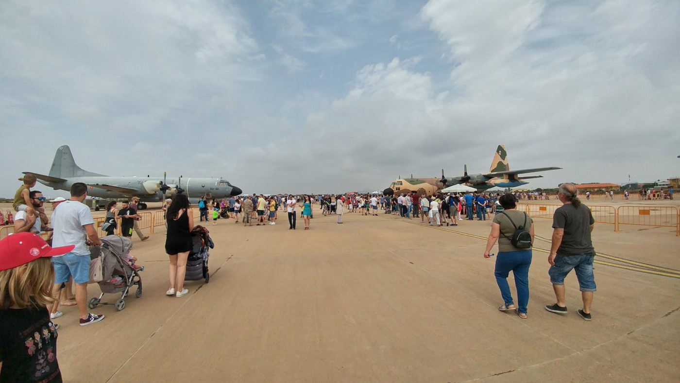 Miles de personas disfrutan de la jornada de puertas abiertas en base aérea de Javier | ORM