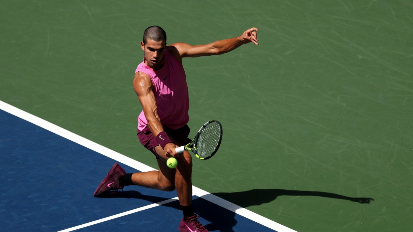 Alcaraz vuela a los octavos del US Open
