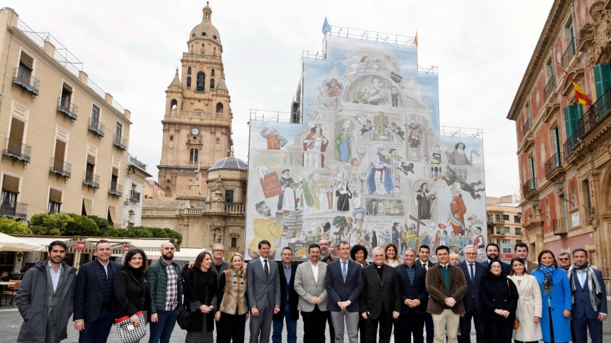 Los alcaldes de la Región conocen 'Los Secretos de la Fachada' de la Catedral de Murcia