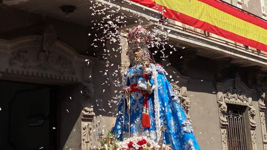 La Virgen de la Fuensanta ya está en su santuario