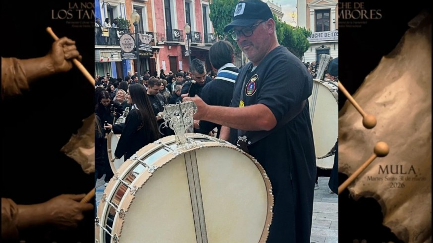 Conocemos los detalles de la Noche de los Tambores de Mula con el presidente de la Asociación de Tamboristas, Manuel Nadal, y José Luis Piñero
