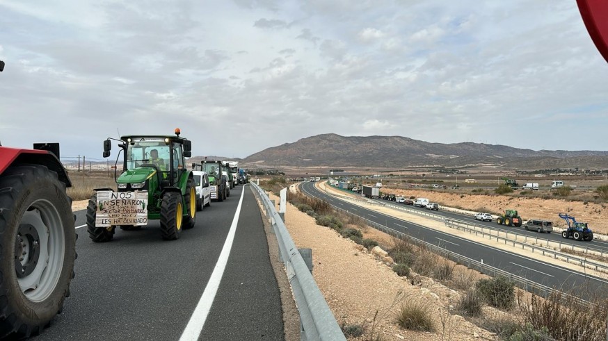 Comienzan las protestas de los agricultores en el Altiplano