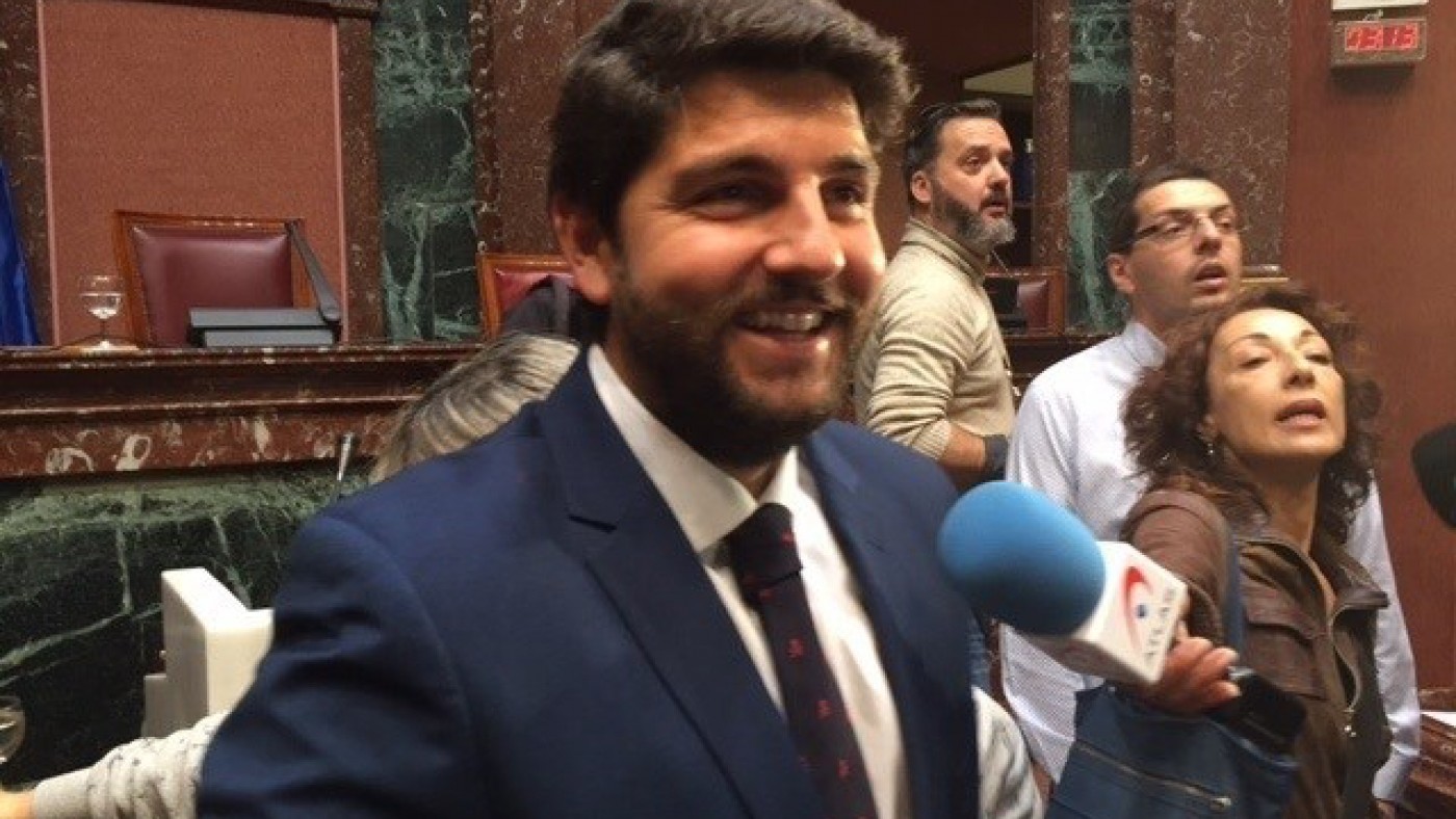 López Miras, tras ser investido presidente