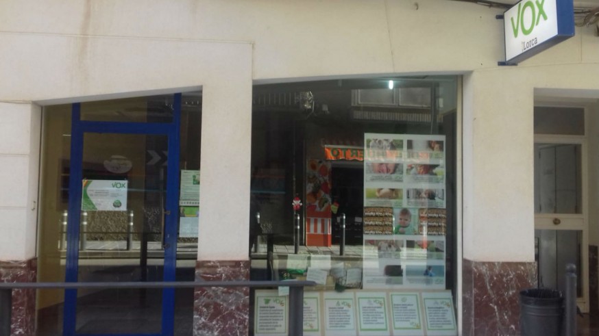 Sede de VOX en Lorca