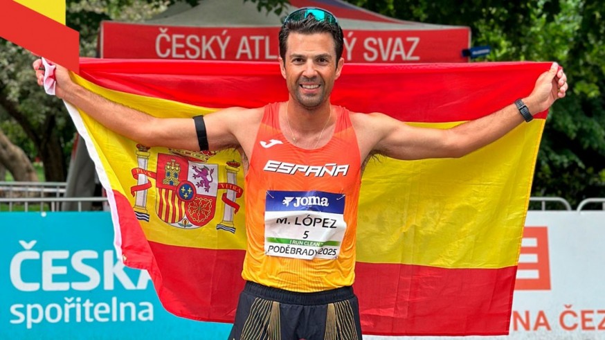 Miguel Ángel López, bronce europeo en una carrera de récord