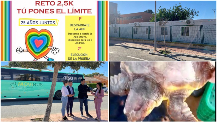 Imágenes de las noticias que tratamos de Torre Pacheco, Los Alcázares, San Javier y San Pedro del Pinatar con Víctor Manuel Moreno