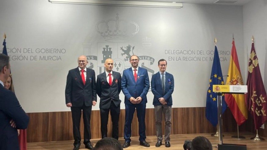 Cuatro murcianos galardonados con las Medallas al Mérito de la Protección Civil