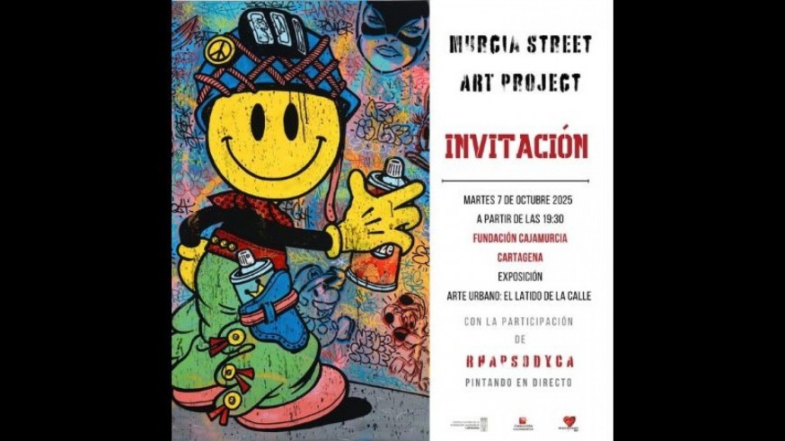 El arte callejero vuelve a una sala de exposición, esta vez en Cartagena
