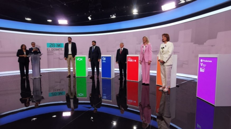El debate electoral de la Región de Murcia no se reanudará