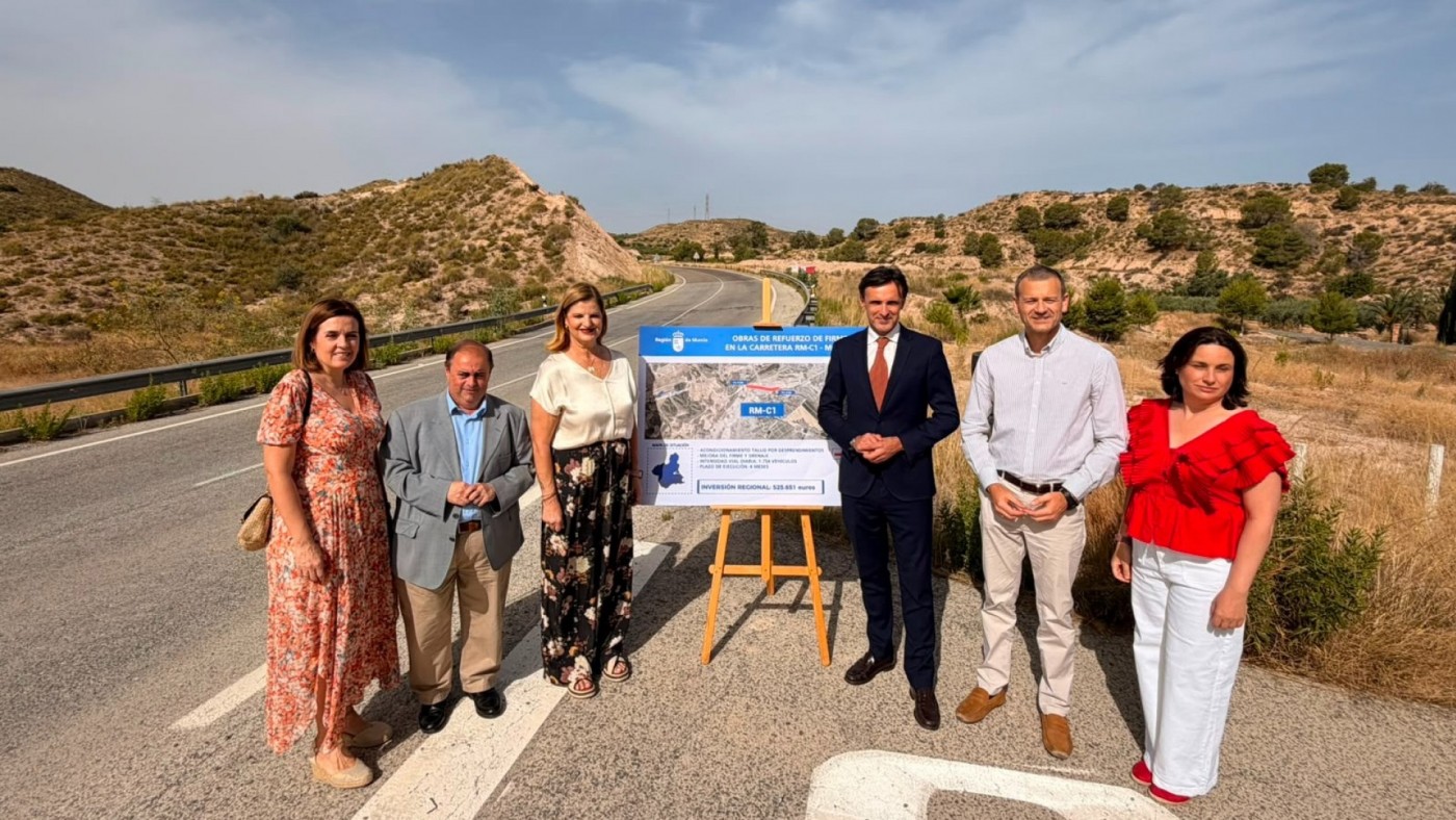 Comienzan las obras de mejora de la carretera entre Alcantarilla y Barqueros
