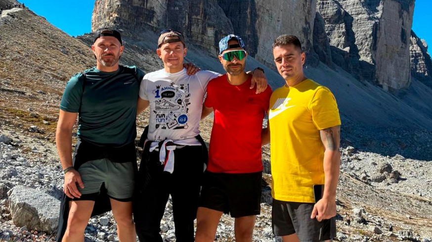 Cuatro policías de Cehegín salvan la vida de un niño en los Dolomitas italianos