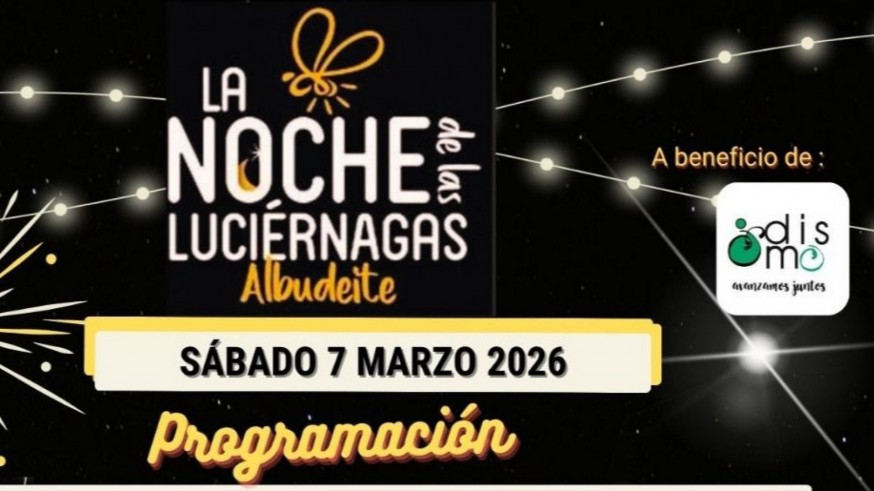 Albudeite se ilumina por la solidaridad en la novena edición de la "Noche de las Luciérnagas"