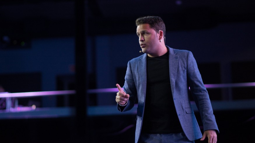 Carlos Delgado, CEO de Level UP, en una de sus numerosas charlas formativas
