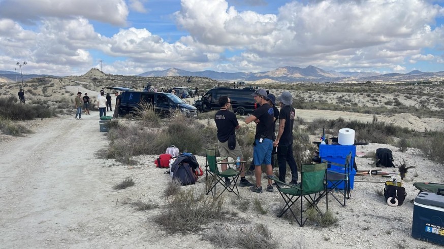 Ruedan la película de Hollywood Fast en Mahoya, en el término de Abanilla