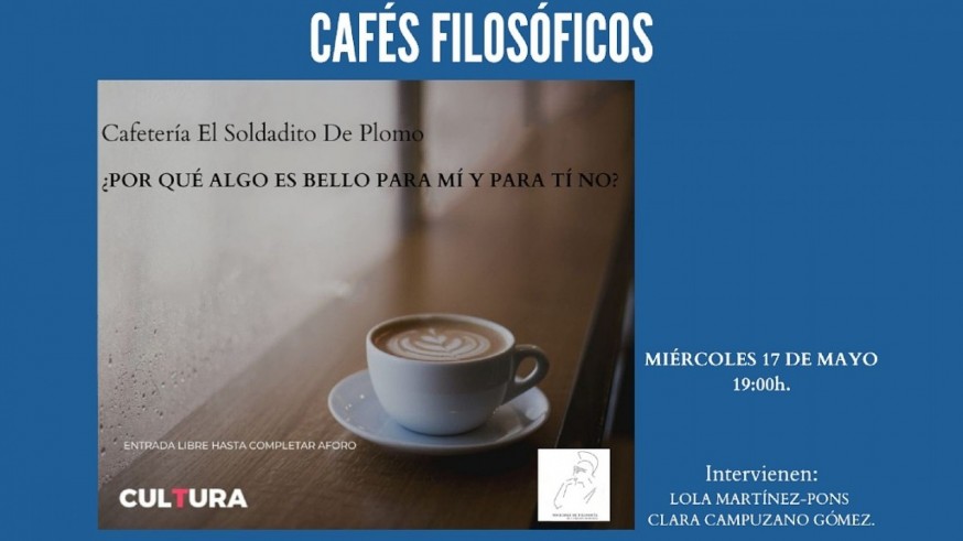 Clara Campuzano participa hoy en '¿Por qué algo es bello para mí y para ti no?', uno de los Cafés Filosóficos de Cartagena Piensa