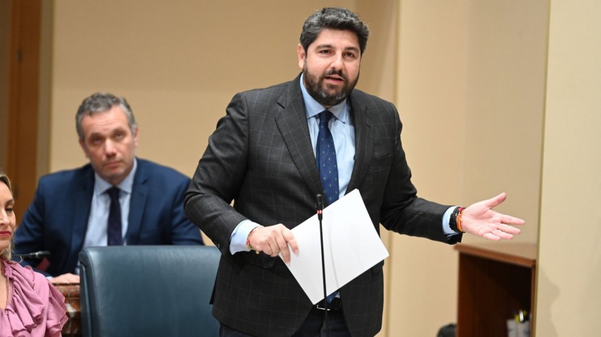 López Miras abre el periodo de sesiones de la Asamblea Regional