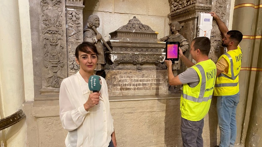 Arranca la restauración de la urna de los restos de Alfonso X