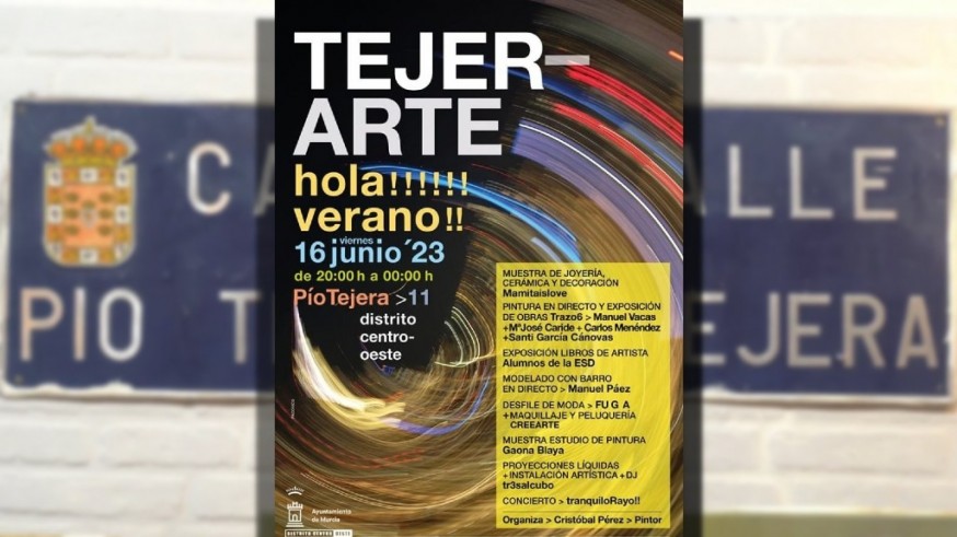 El arte tomará la calle Pío Tejera de Murcia mañana por la tarde