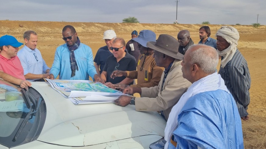 Empresas de la Región visitan posibles zonas de producción agrícola en Mauritania