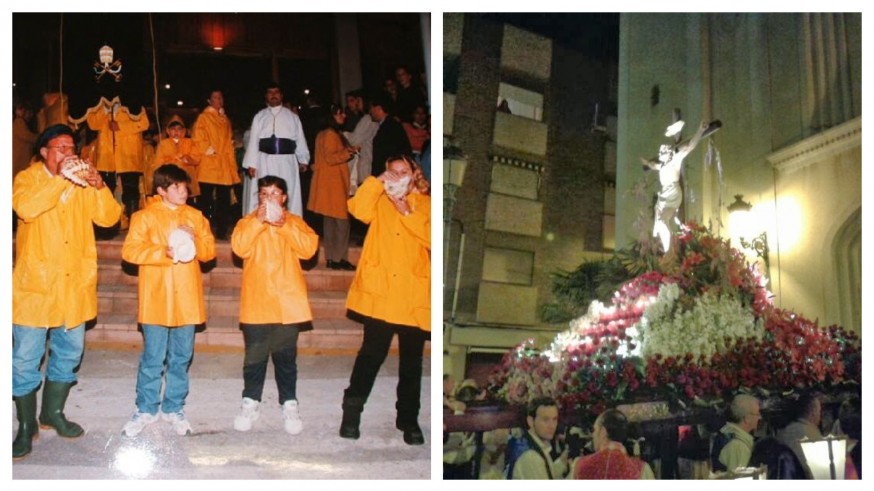 PLAZA PÚBLICA. Jueves Santo "singular": nazarenos con chubasqueros amarillos o vestidos de huertanos