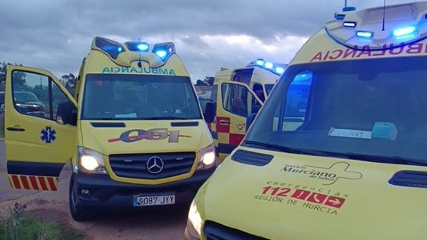 Seis heridos en una colisión múltiple en la autovía A-30, en Archena