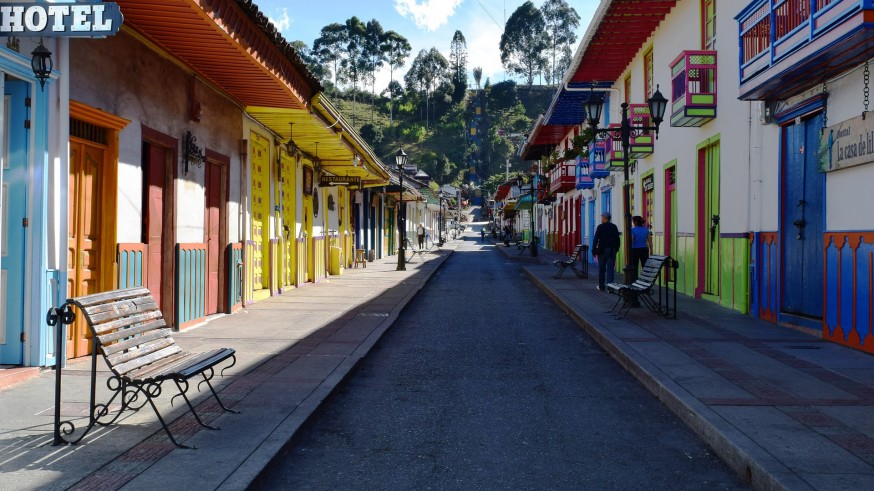 Quindío, una de las ciudades del Eje Cafetero de Colombia