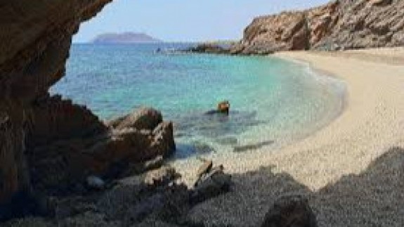 Imagen de una playa de Calnegre, en el litoral de Lorca.