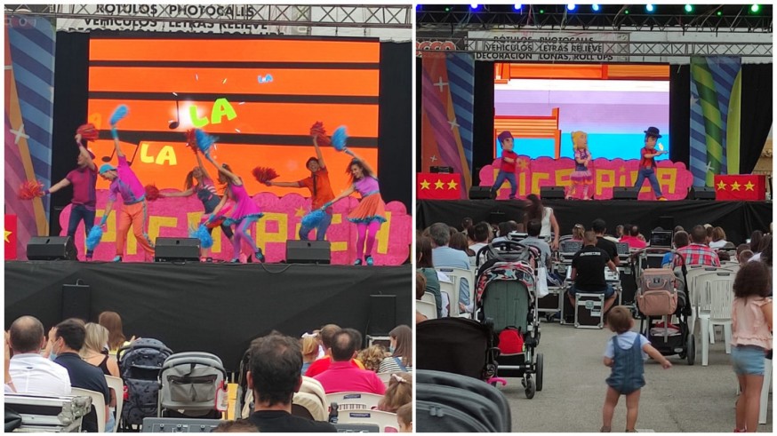 TARDE ABIERTA. El grupo musical infantil 'Pica-Pica' actúa en Yecla
