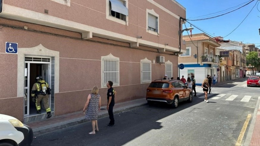 Una explosión de gas en una vivienda de Molina de Segura deja dos heridas leves