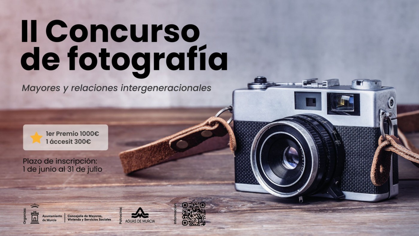 El Concurso Nacional de Fotografía Social de Murcia inspirará las relaciones entre jóvenes y mayores