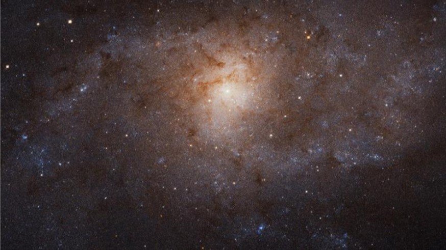 La galaxia Triángulo fotografiada por el Hubble
