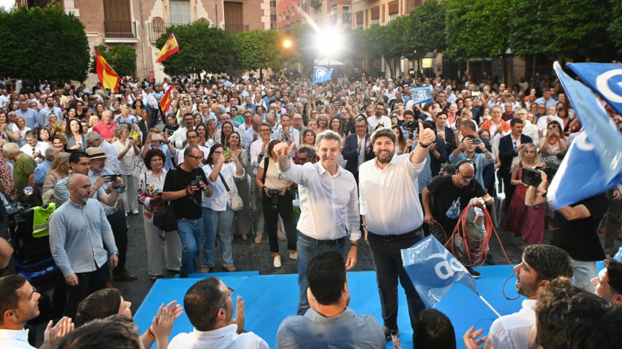 Feijóo, en Murcia: “El agua es de todos y habrá para todos”