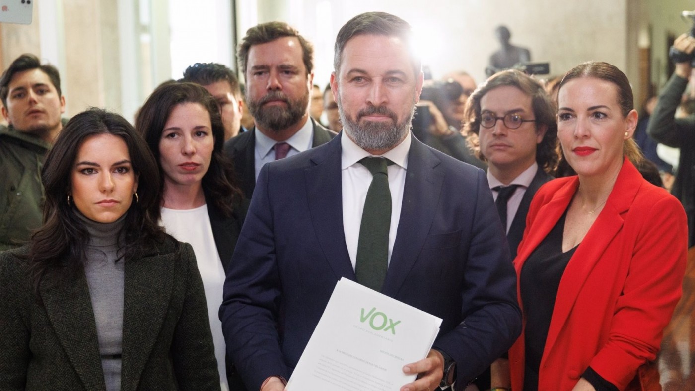 VOX quiere que la moción de censura se debata antes de abril para intentar celebrar generales con las municipales