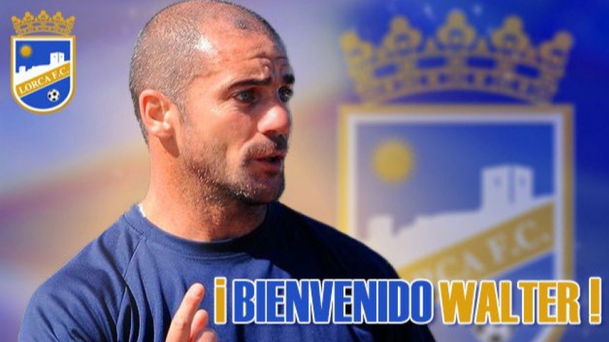 Walter Pandiani será el entrenador del Lorca FC. Foto: Lorca FC