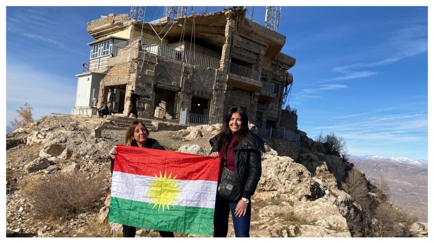 Mercedes López, vacaciones en el Kurdistán... confinada por covid