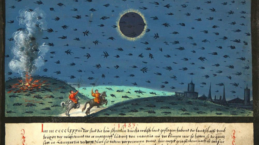 Terror a lo desconocido, superstición y símbolos: los eclipses en la historia del arte