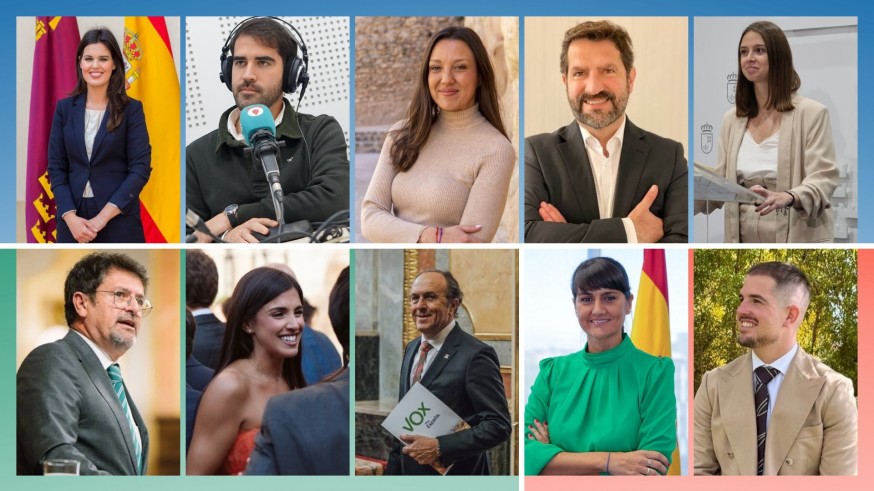 Los 10 diputados murcianos en el Congreso, con los datos del Cemop