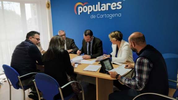 Reunión diputados y concejales de PP en Cartagena. ORM