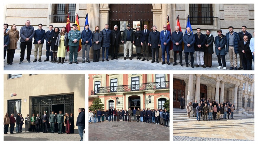 Minutos de silencio en la Región de Murcia por las víctimas del accidente ferroviario